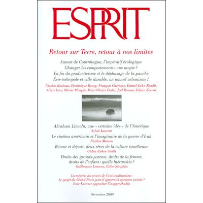 Esprit Retour sur terre, retour à nos limites Esprit Retour sur terre, retour à nos limites