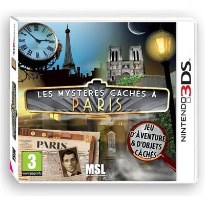 Just For Games LES MYSTERES CACHES A PARIS 3DS Just For Games LES MYSTERES CACHES A PARIS 3DS