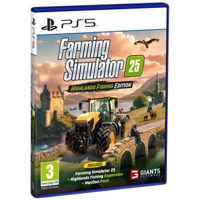 Giants Software GmbH Farming Simulator 25: Highlands Fisching Edition PS5 Giants Software GmbH Farming Simulator 25: Highlands Fisching Edition PS5