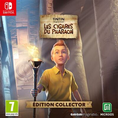 Microids Tintin Reporter: Les Cigares Du Pharaon Edition Collector Nintendo Switch Microids Tintin Reporter: Les Cigares Du Pharaon Edition Collector Nintendo Switch
