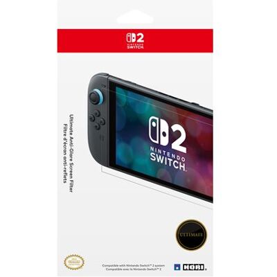 Hori transparant antireflectiescherm voor Nintendo Switch 2 Hori transparant antireflectiescherm voor Nintendo Switch 2