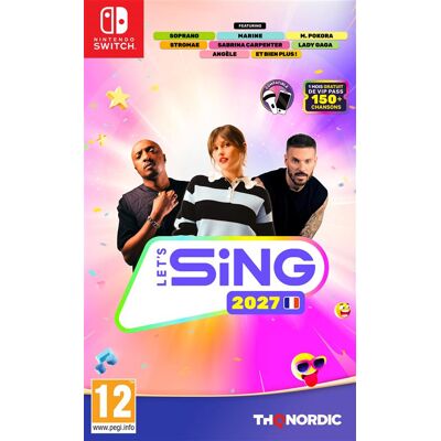 THQ Nordic Let's Sing 2027 Nintendo Switch THQ Nordic Let's Sing 2027 Nintendo Switch