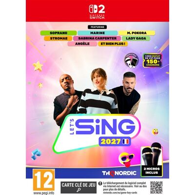 THQ Nordic Let's Sing Hits Français 2027 + 2 Micros Nintendo Switch 2 THQ Nordic Let's Sing Hits Français 2027 + 2 Micros Nintendo Switch 2