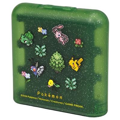 Hori Box met 24 spellen Pixel Groen voor Nintendo Switch 2 Hori Box met 24 spellen Pixel Groen voor Nintendo Switch 2