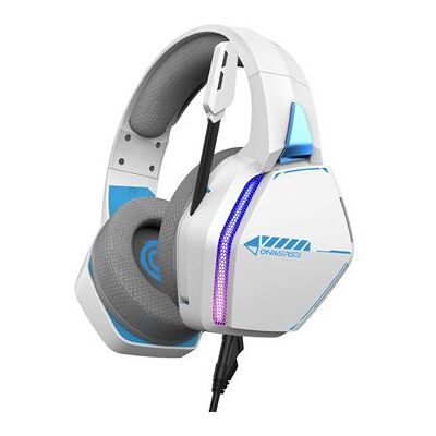 Oniverse Bedrade Gaming Headset Nebula LED voor PS5 PS4 Switch Xbox PC Mac - Wit en blauw Oniverse Bedrade Gaming Headset Nebula LED voor PS5 PS4 Switch Xbox PC Mac - Wit en blauw