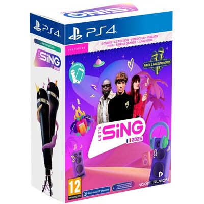 Deep Silver Let's Sing 2025 + 2 micros PS4 Deep Silver Let's Sing 2025 + 2 micros PS4