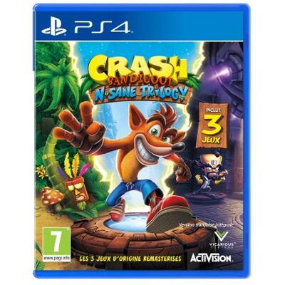 Activision Crash Bandicoot: The N.Sane Trilogy - FR PS4 Activision Crash Bandicoot: The N.Sane Trilogy - FR PS4