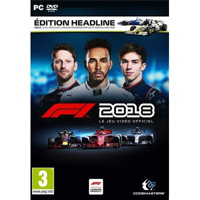 Codemasters F1 2018 Édition Headline PC Codemasters F1 2018 Édition Headline PC