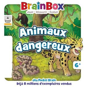 Jeu de culture générale Asmodee BrainBox Pocket Animaux Dangereux Franstalige Versie Jeu de culture générale Asmodee BrainBox Pocket Animaux Dangereux Franstalige Versie
