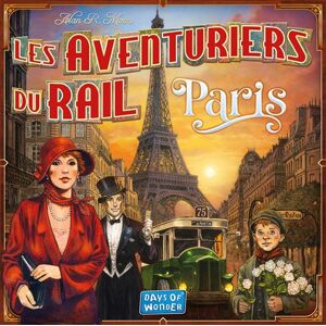 Asmodee Strategiespel Les Aventuriers du Rail Paris Asmodee Strategiespel Les Aventuriers du Rail Paris