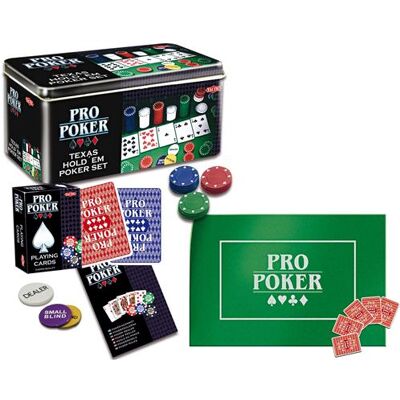Tactic Propoker Alles-in-één Metaalset - Gezelschapsspelen Tactic Propoker Alles-in-één Metaalset - Gezelschapsspelen