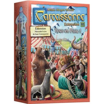 Strategiespel Asmodee Carcassonne Uitbreiding Tous en piste ! Strategiespel Asmodee Carcassonne Uitbreiding Tous en piste !