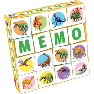 Tactic Memory Dinosauries Memo - Gezelschapsspelen Tactic Memory Dinosauries Memo - Gezelschapsspelen