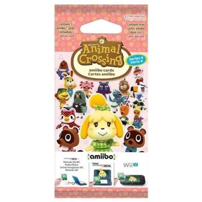 Nintendo Amiibo Card Animal Crossing 4 3pcs Nintendo Amiibo Card Animal Crossing 4 3pcs