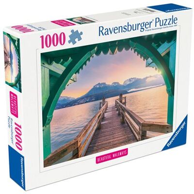 Ravensburger Brug Over Het Meer Van Annecy Puzzel 1000 Stukjes - Puzzel Ravensburger Brug Over Het Meer Van Annecy Puzzel 1000 Stukjes - Puzzel