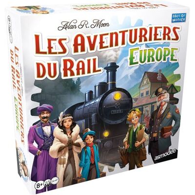 Asmodee Strategiespel Les Aventuriers du Rail Europe Refresh Franstalige versie Asmodee Strategiespel Les Aventuriers du Rail Europe Refresh Franstalige versie