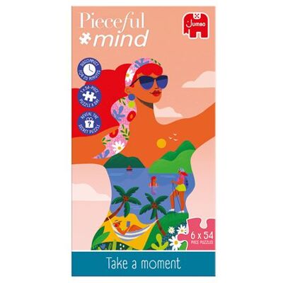 Jumbo Pieceful Mind - Take A Moment (6x54) - Puzzel Jumbo Pieceful Mind - Take A Moment (6x54) - Puzzel