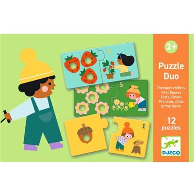Puzzels Duo Djeco Premiers Chiffres 24 Stukken - Educatieve En Elektronische Spelen Puzzels Duo Djeco Premiers Chiffres 24 Stukken - Educatieve En Elektronische Spelen