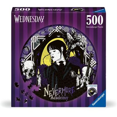 Ravensburger Puzzelronde Woensdag 500 Stukjes - Puzzel Ravensburger Puzzelronde Woensdag 500 Stukjes - Puzzel