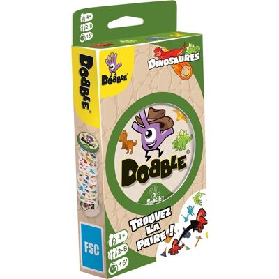 Asmodee Partyspel Dobble Dinosaurussen Franstalige Versie Asmodee Partyspel Dobble Dinosaurussen Franstalige Versie