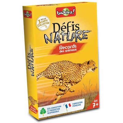 Bioviva Nature Challenge Animal Records kaartspel Bioviva Nature Challenge Animal Records kaartspel