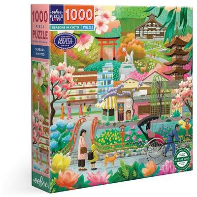Eeboo Seasons In Kyoto Puzzel 1000 Stukjes - Puzzel Eeboo Seasons In Kyoto Puzzel 1000 Stukjes - Puzzel
