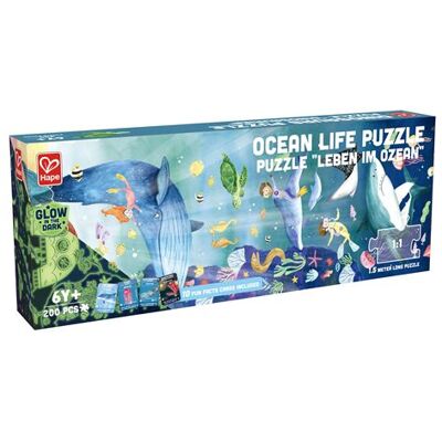 XXL puzzel 200 stukjes Hape Vie Aquatique XXL puzzel 200 stukjes Hape Vie Aquatique