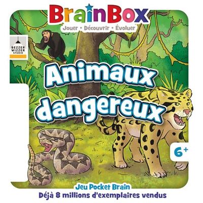 Jeu de culture générale Asmodee BrainBox Pocket Animaux Dangereux Franstalige Versie Jeu de culture générale Asmodee BrainBox Pocket Animaux Dangereux Franstalige Versie