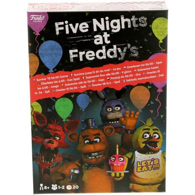 FUNKO FIVE NIGHTS AT FREDDY'S - SURVIVE 'TIL 6AM GAME (12L) FUNKO FIVE NIGHTS AT FREDDY'S - SURVIVE 'TIL 6AM GAME (12L)