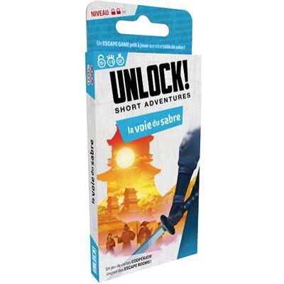 Asmodee Escape Game Unlock! Short 14 La voie du sabre Franstalige versie Asmodee Escape Game Unlock! Short 14 La voie du sabre Franstalige versie