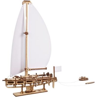 Ugears 3d Puzzel Ocean Beauty Yacht Houten Mechanische Modellen - Puzzel Ugears 3d Puzzel Ocean Beauty Yacht Houten Mechanische Modellen - Puzzel
