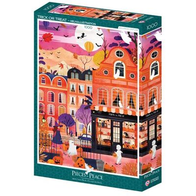 Alize Pieces & Peace Trick Or Treat Puzzel 1000 Stukjes - Puzzel Alize Pieces & Peace Trick Or Treat Puzzel 1000 Stukjes - Puzzel