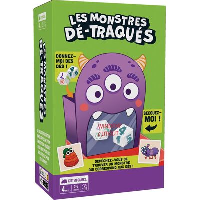 Asmodee Partyspel Les Monstres Dé Traqués Franstalige Versie Asmodee Partyspel Les Monstres Dé Traqués Franstalige Versie