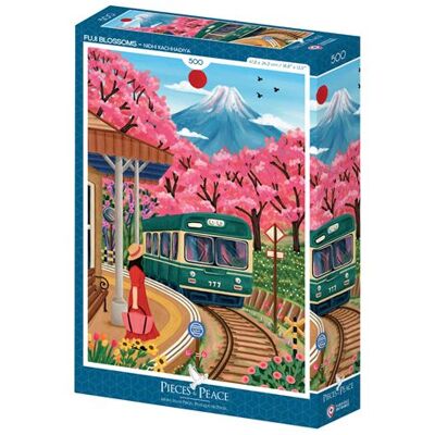Alize Pieces & Peace Fuji Blossoms Puzzel 500 Stukjes - Puzzel Alize Pieces & Peace Fuji Blossoms Puzzel 500 Stukjes - Puzzel