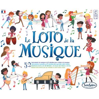 Muzikaal Educatief Spel Sentosphère Le Loto De La Musique Franstalige Versie - Educatieve En Elektronische Spelen Muzikaal Educatief Spel Sentosphère Le Loto De La Musique Franstalige Versie - Educatieve En Elektronische Spelen