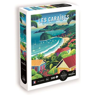 SentoSphère Sentosphere Caribische Puzzel 500 Stukjes - Puzzel SentoSphère Sentosphere Caribische Puzzel 500 Stukjes - Puzzel