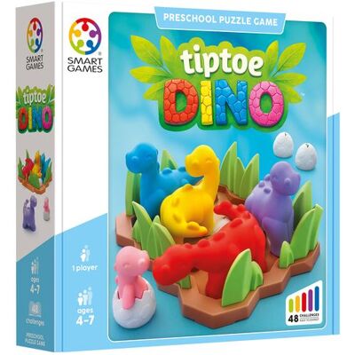 Smartgames Educatief Spel Tiptoe Dino - Educatieve En Elektronische Spelen Smartgames Educatief Spel Tiptoe Dino - Educatieve En Elektronische Spelen