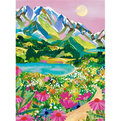 Alize Pieces & Peace Zonsopgang Boven De Alpen Minipuzzel 96 Stukjes - Puzzel Alize Pieces & Peace Zonsopgang Boven De Alpen Minipuzzel 96 Stukjes - Puzzel