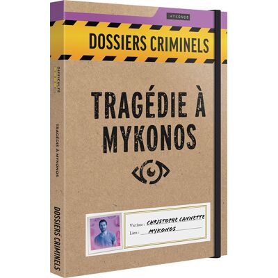 Onderzoeksspel Asmodee Criminal Files Tragedy in Mykonos Onderzoeksspel Asmodee Criminal Files Tragedy in Mykonos