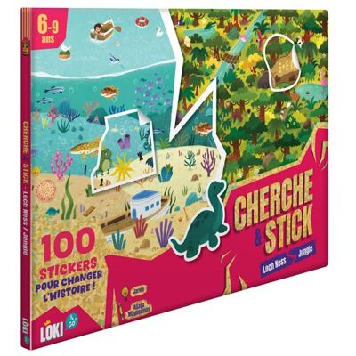 Loki Partyspel Cherche & Stick Loch Ness & Jungle Franstalige Versie - Gezelschapsspelen Loki Partyspel Cherche & Stick Loch Ness & Jungle Franstalige Versie - Gezelschapsspelen
