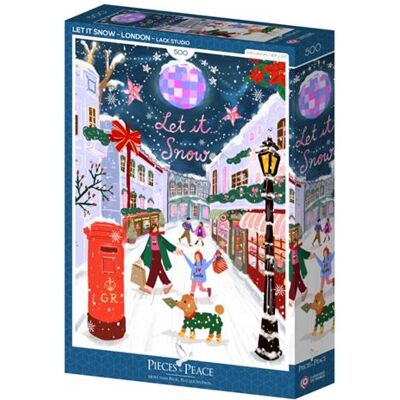 Alize Pieces & Peace Let It Snow Londen Puzzel 500 Stukjes - Puzzel Alize Pieces & Peace Let It Snow Londen Puzzel 500 Stukjes - Puzzel