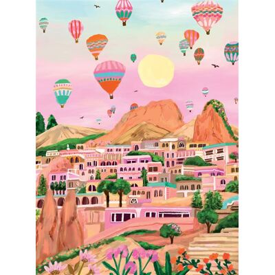 Alize Pieces & Peace Cappadocië Minipuzzel 96 Stukjes - Puzzel Alize Pieces & Peace Cappadocië Minipuzzel 96 Stukjes - Puzzel
