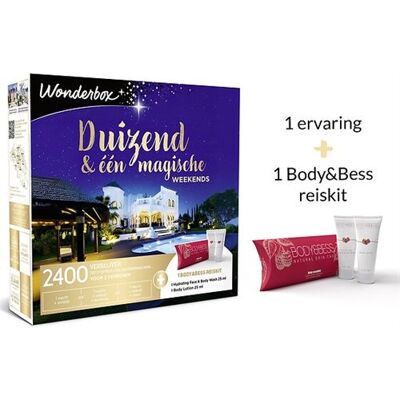 Wonderbox Vivabox Cadeaubox 1001 Nuits D'Exception / Duizend & Één Magische Weekends FR/NL Wonderbox Vivabox Cadeaubox 1001 Nuits D'Exception / Duizend & Één Magische Weekends FR/NL