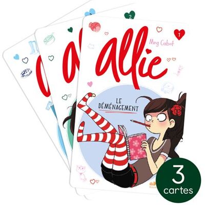 Kaarten voor verhalenverteller Yoto Le Carnet d'Allie, deel 1 tot 3 Kaarten voor verhalenverteller Yoto Le Carnet d'Allie, deel 1 tot 3