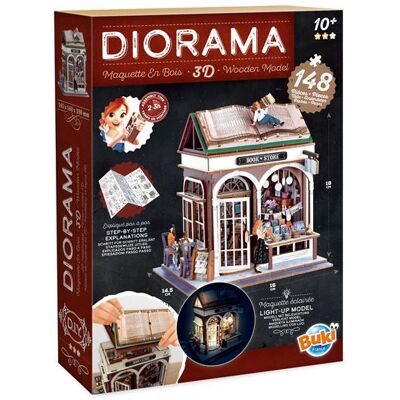 Buki Modelbouwpakket Diorama Bibliotheek Buki Modelbouwpakket Diorama Bibliotheek