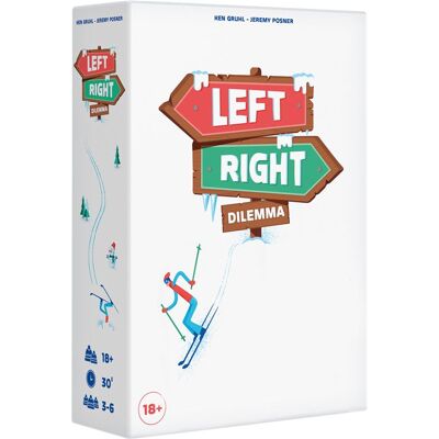 Asmodee Gezelschapsspel Links Rechts Dilemma Asmodee Gezelschapsspel Links Rechts Dilemma