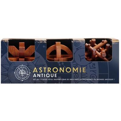 Set van 3 puzzels Professor puzzle Oude astronomie Hout Set van 3 puzzels Professor puzzle Oude astronomie Hout