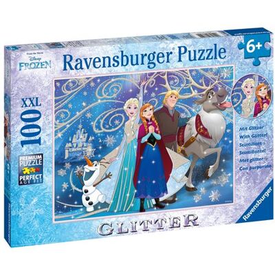 Ravensburger Frozen: glinsterende sneeuw puzzel - 100 stukjes Ravensburger Frozen: glinsterende sneeuw puzzel - 100 stukjes