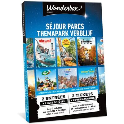 Wonderbox Cadeaubox Multi Internationale Themapark Verblijf FR/NL Wonderbox Cadeaubox Multi Internationale Themapark Verblijf FR/NL