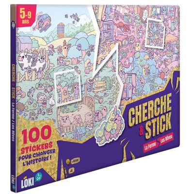 Loki Partyspel Cherche & Stick Ferme & Rêves Franstalige Versie Loki Partyspel Cherche & Stick Ferme & Rêves Franstalige Versie